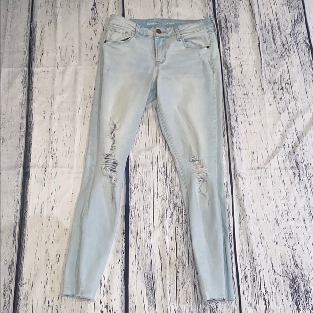 Old Navy Rockstar Mid-rise Skinny Jeans Size 2 - Picture 1 of 5